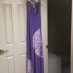 Maxi tye-dye sundress
